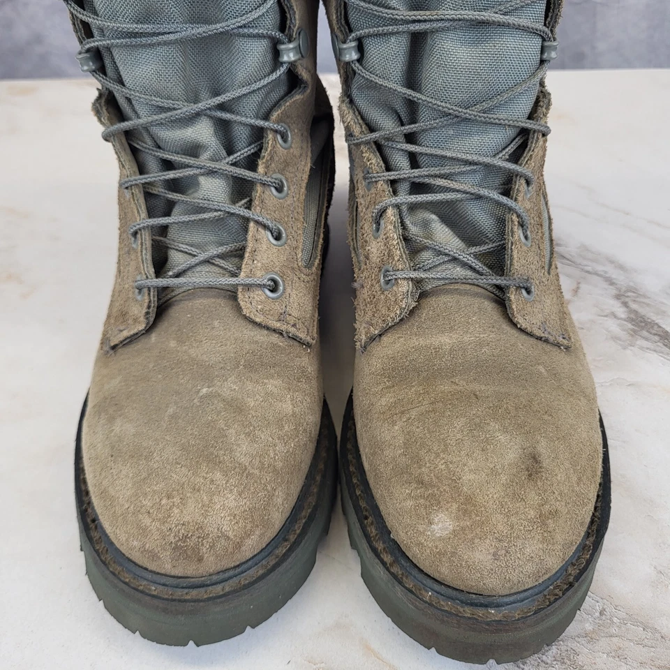 Botas militares de gamuza Corcoran verde oliva color tostado para hombre 6,5 D Foto 4 de 4