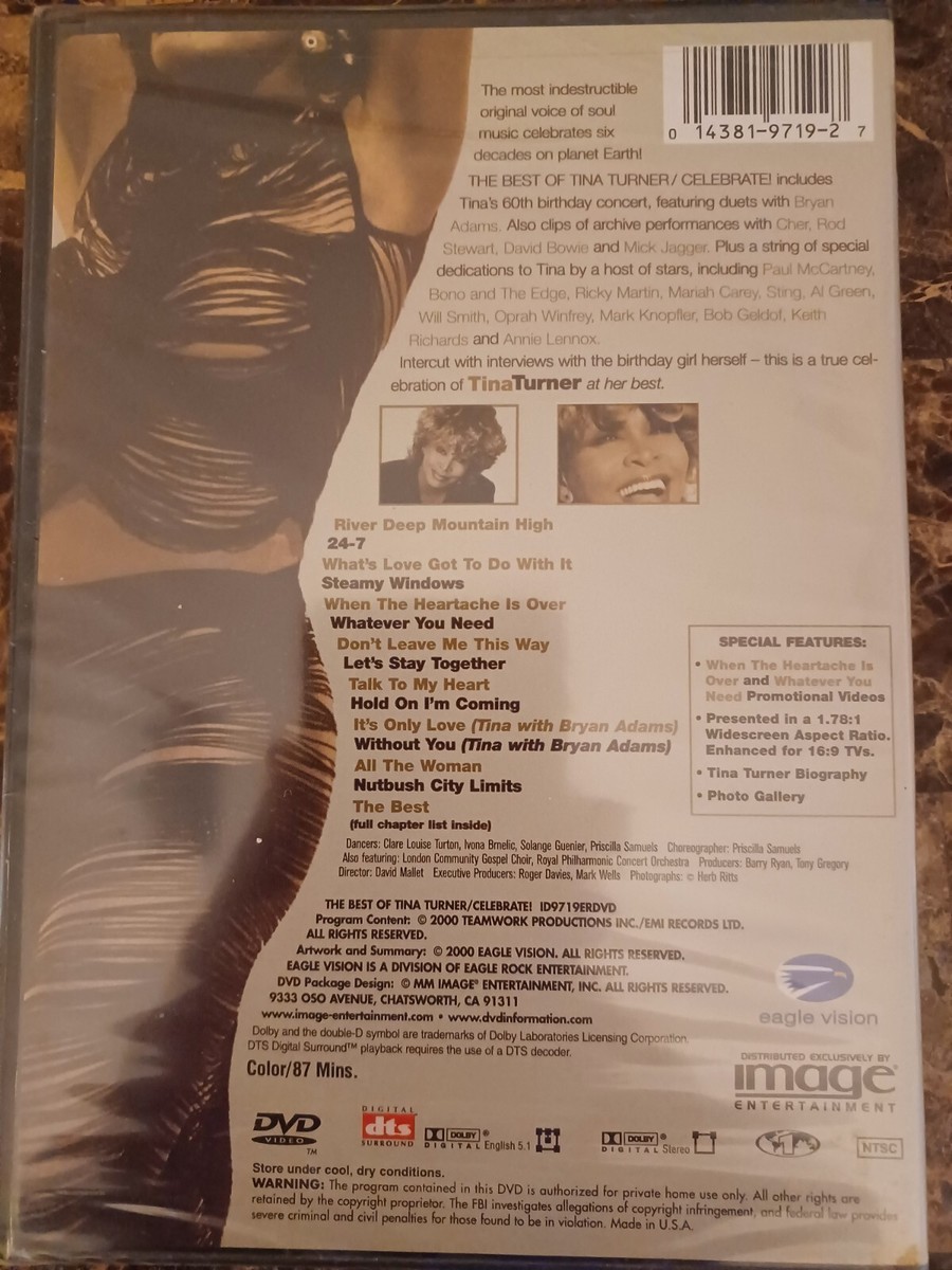 The Best of Tina Turner - Celebrate! DVD, NEW, SEALED | eBay