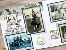 Family Heritage Scrapbooking, Family Layouts, Premade Family Scrapbook Pages