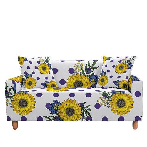 Stretch Sofa Cover 3D Flowers Couch Covers Elastic Slipcovers For Living Room - Foto 11 di 40