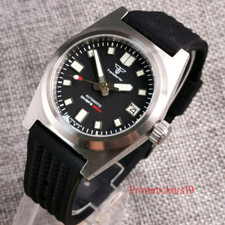 Tandorio 38mm 20bar Automatic Dive Men Watch Date Lume Sunburst Dial NH35 PT5000