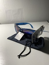 Vans Unisex Adult Foldable Spicoli Shades Transparent Blue UV400 Sunglasses