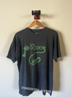 The Pogues Shirt, The Pogues Band Cotton Black Unisex T-shirt Reprint KH7619