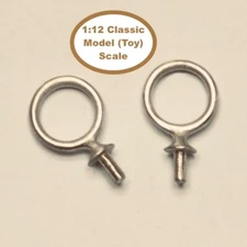 HORSING AROUND Classic 1:12 (Toy) Model Horse Scale SINGLE PLAIN HARNESS TERRETS