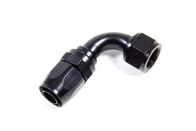 FRAGOLA 229011-BL FRAGOLA Hose Fitting #10 90 Deg. to #12 Hose Black