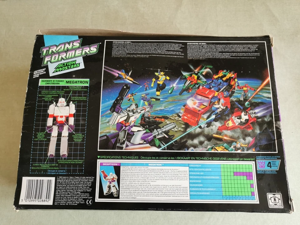 transformers : action masters - megatron - europe - hasbro - 1989 - Photo 2/4