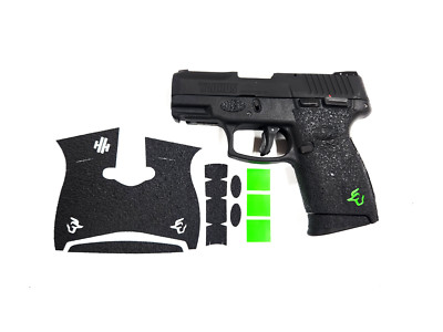 Handleitgrips Textured Sandpaper Gun Grip for Taurus G2C with Green Insert