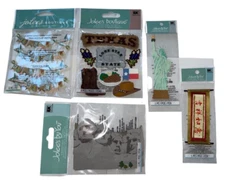 Jolee's Boutique Travel Mt Rushmore Airplane Card Making Lot Scrapbook/Card New