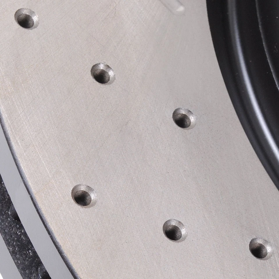 PAR DE DISCOS DE FRENO DELANTEROS PERFORADOS 312mm RANURADOS PARA BMW SERIE 1 F20 F21 - Imagen 3 de 4