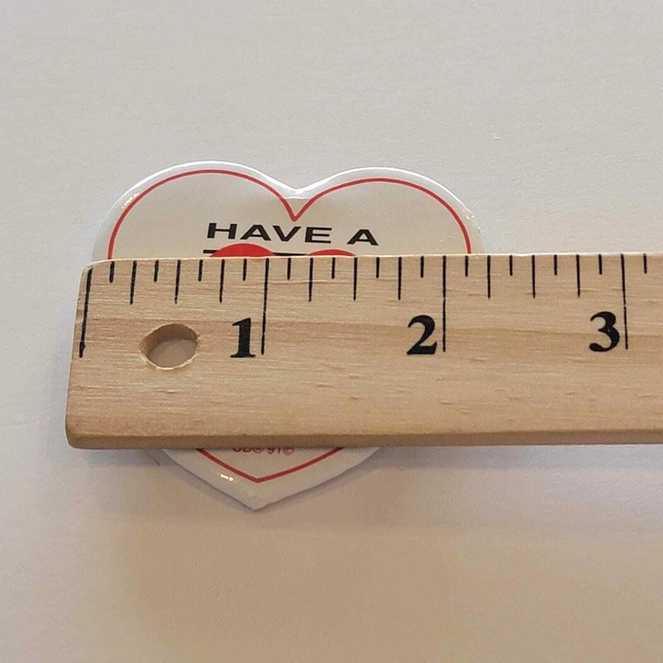 1990s pop culture pin back Happy Heart Day valentines day  - Image 3 of 4
