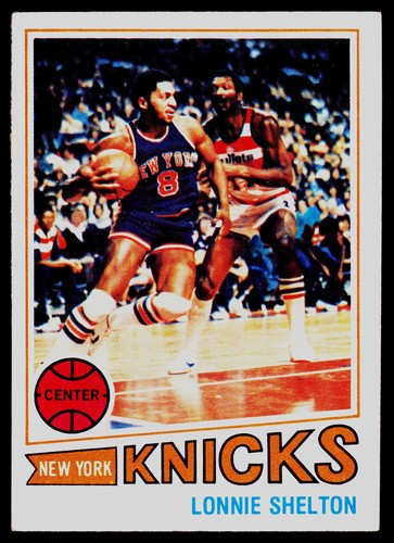 Lonnie Shelton [White Back] #26 1977 Topps card