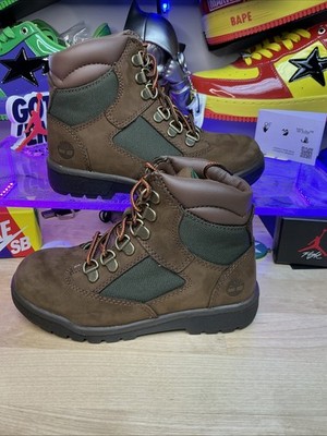 Timberland TB044792 Youth Brown Suede 6 Inch Field Boot Shoes Size 3Y