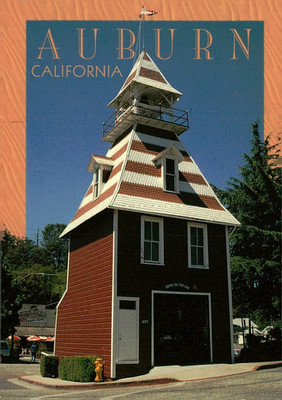 c1995 Auburn CA Old Firehouse Postcard Eastman Studio Takao Wakida SN-3054