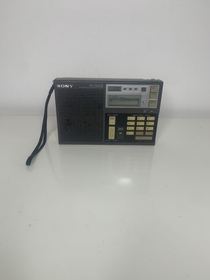 Sony ICF-7600D Vintage Microprocessor Conversion Portable World Band Radio Works