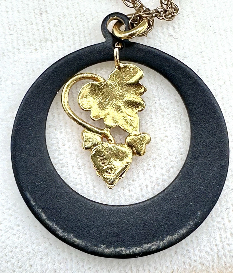 Landstrom’s Black Hills Oro 10k Oro Hoja Oro Amarillo Colgante con Cadena 14K GF 18.5” Foto 3 de 4