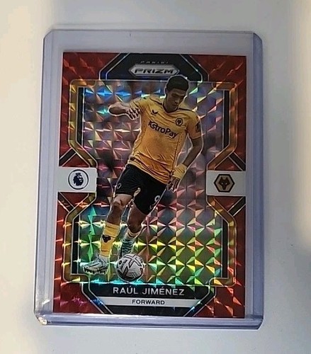 2022-23 Panini Prizm Premier League RAUL JIMENEZ #247 Red Mosaic Prizm MT