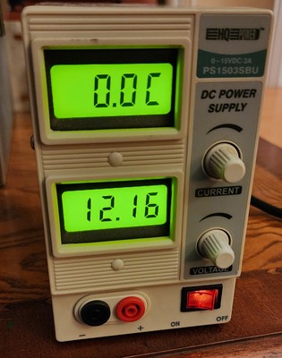 HQ POWER PS1503SBU DC Power Supply 0-15V / 3A Digital Display