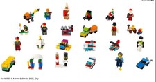 LEGO 2021 CITY Advent Calendar 100% Complete No Manual Retired