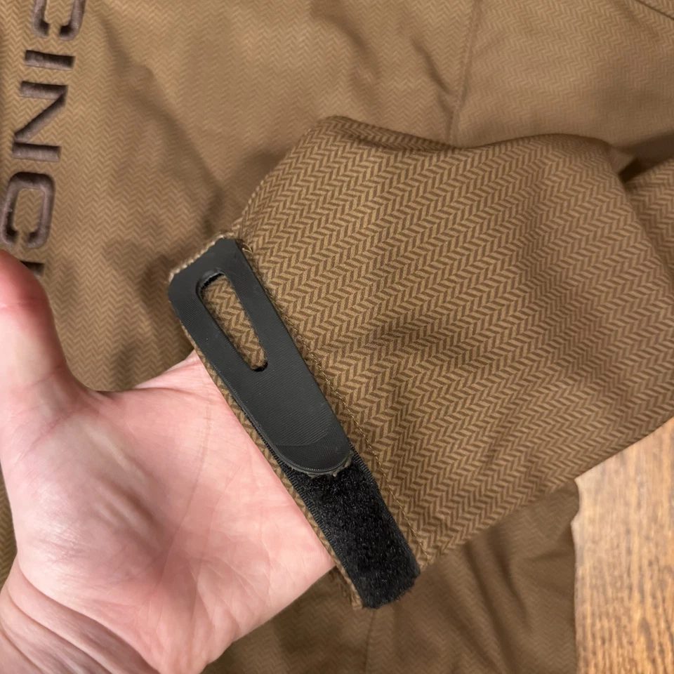 Cinch Bonded Concealed Carry Jacket Soft Shell Mens 2XL Brown Tan Houndstooth - Image 4 of 4