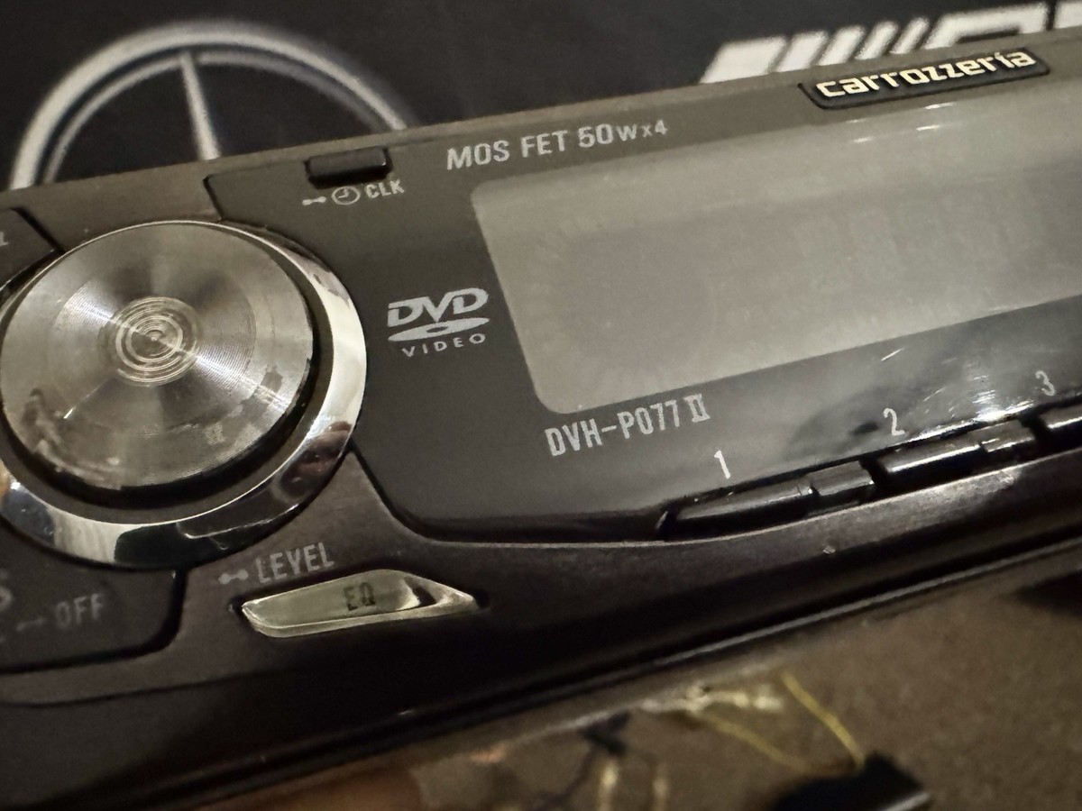 PIONEER CARROZZERIA DVH-P077 II Car Radio DVD/Mp3/WMA Receiver