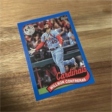 Willson Contreras #89US-8 Blue 1989 Insert Cardinals MLB Topps 2024 Series 2