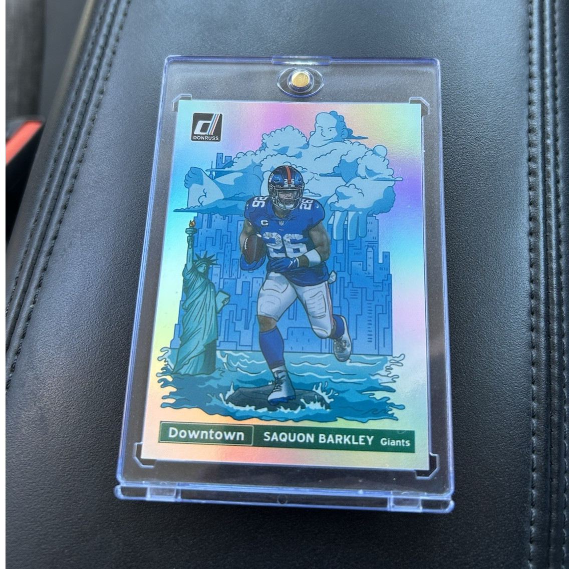Panini 2021 Donruss Football Downtown! Insert Saquon Barkley DT-6 Giants