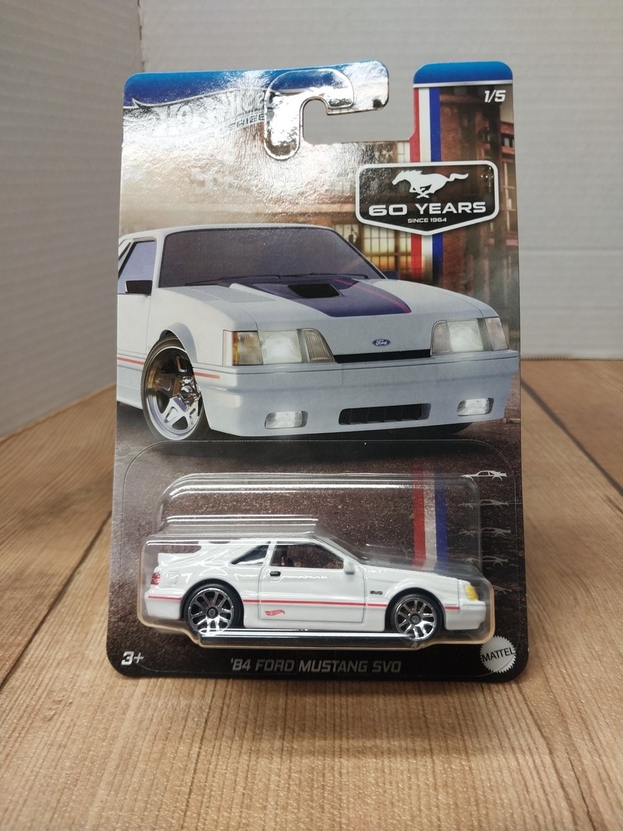 Hot Wheels Walmart Exclusive 60 Years Silver Series '84 Ford Mustang SVO  VHTF