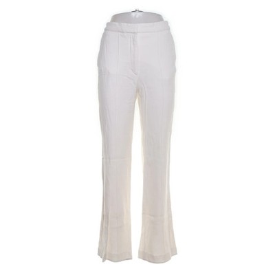 Mango Suit, Palazzohose, Größe: 36, Weiß, Baumwolle/Viskose/Wolle #RIZ
