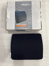 Tempur-Pedic Therapy Lumbar Cushion Pillow Firm Mid Lower Back Support Blue