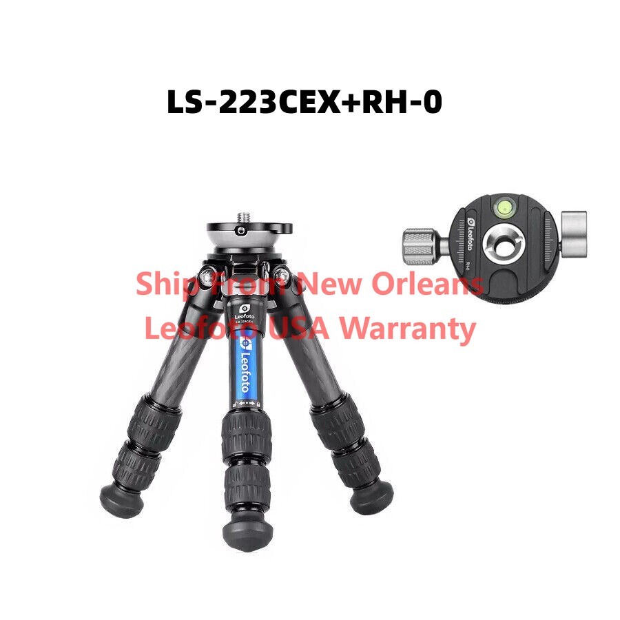 Leofotoレオフォト LS-223CEX+RH-0 + NP-50 Leofoto LS-223CEX+RH-0 Panning Clamp Tripod with Half Ball
