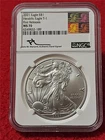 2021 Silver Heraldic Eagle T-1 S$1 DOLLAR FIRST RELEASES NGC MS 70       #T1188