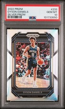 2022 PANINI PRIZM SILVER PRIZM #233 DYSON DANIELS PSA 10