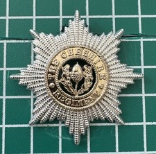 The Cheshire Regiment Anodised Cap Badge   BB-345