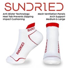 Performance Running Socks - Heel Tab - Impact Cushioning - Anti-blister Tech
