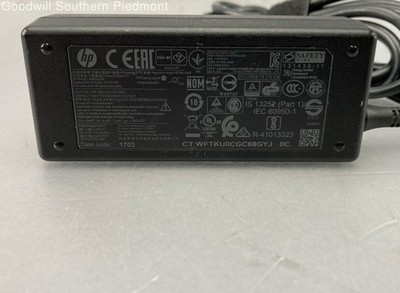 Genuine OEM HP 45W 19.5V 2.31A AC Adapter Tiny Tip Blue Tip