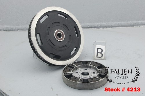 2008 Harley Road King Drive Belt Pulley Sprocket 66T + Cush Drive Bowl #4213