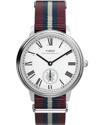 Timex Waterbury Metropolitan Sub-Second 39mm Fabric Strap Watch TW2Y27600VQ