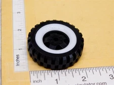 Structo 3D Printed Plastic Replacement Wheel & Whitewall Toy Part STP-034-1