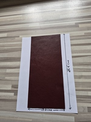 VIERTELEINBAND WEINROT NIGERIANISCHES BUCHBINDERLEDER ZIEGENLEDER PANEL 1,0 mm