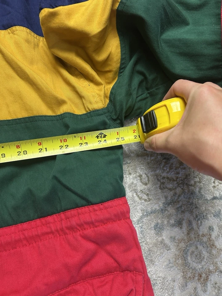 Chaqueta con Capucha Braefair Vintage Años 90 Cierre de Palanca Abrigo de Lona Preppy Retro Talla L Foto 3 de 4