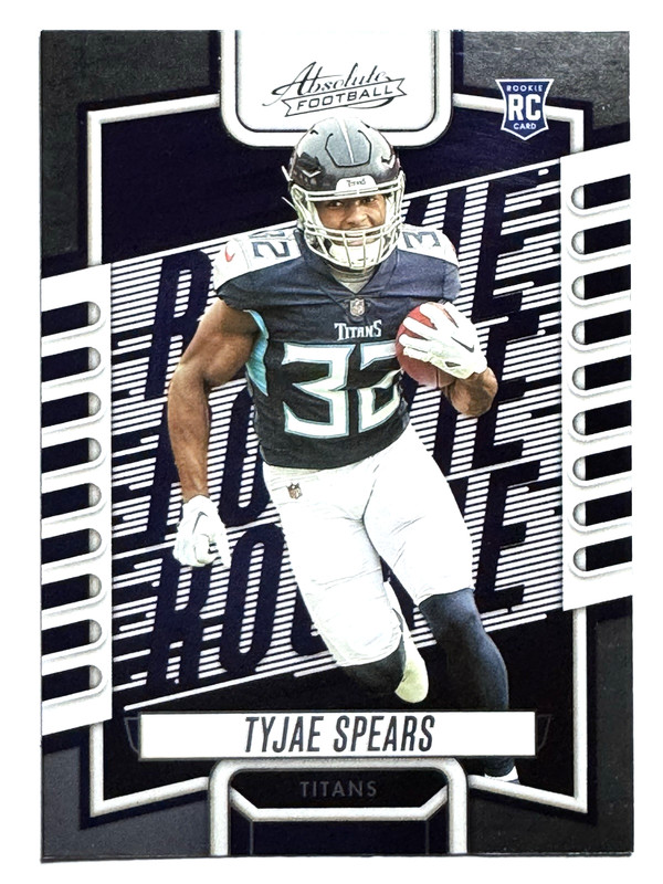 ROOKIE CARD TYJAE SPEARS Tennessee Titans 2023 Panini Absolute Card #129