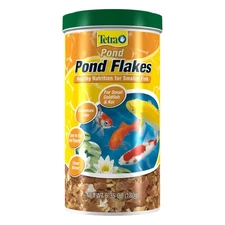 TetraPond Pond Flakes, Complete Nutrition for Smaller Pond Fish, 6.35 Ounces
