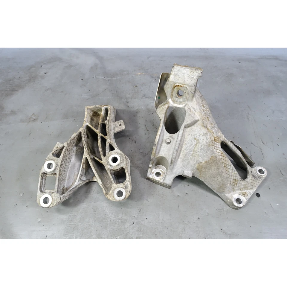 2011-2014 BMW E70 X5 E71 X6 35iX N55 Engine Arm Bracket Mount Pair OEM - Image 2 of 4