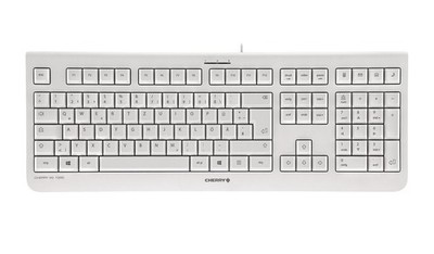 Cherry KC 1000 corded Keyboard USB ultraflat grey (DE-Layout)