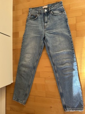 Only Jeans Denim Größe 34 26/32 Straight Fit High Waist Blau