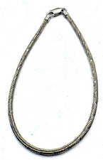 BRACELET LADIES S/S GOLD TONE SNAKE BRACELET 162101-1