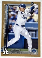 2025 Shohei Ohtani Topps Series 1 Gold /2025 #1 LA Los Angeles Dodgers
