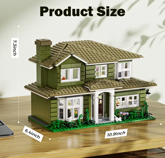 NEW MOC Design MODERN FAMILY Blocks Set Dunphy House Set Architecture Blocks Set - Image 2 of 4