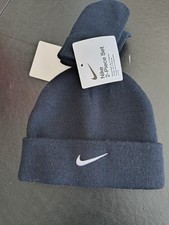 Nike Infant Size 12/24M Hat and Mittens 2 Piece Set - Black NWT