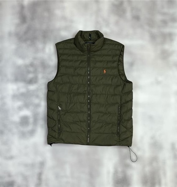 Men Ralph Lauren Packable Vest Khaki 38